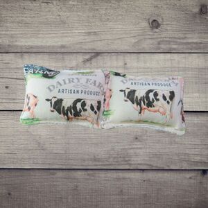 Reusable Kitchen Sponge Set of 2 Cow Dish Scrubby